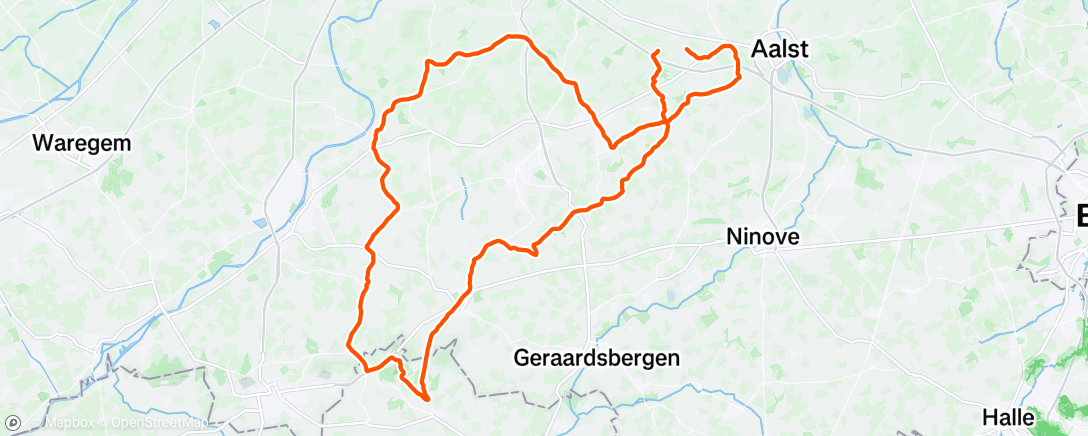 Map of the activity, Wielersport