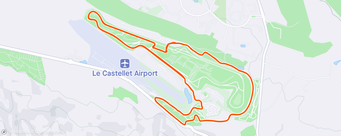 Mapa da atividade, 6h Gravel Castellet avec Laurent Biger 👍💪🔥😀