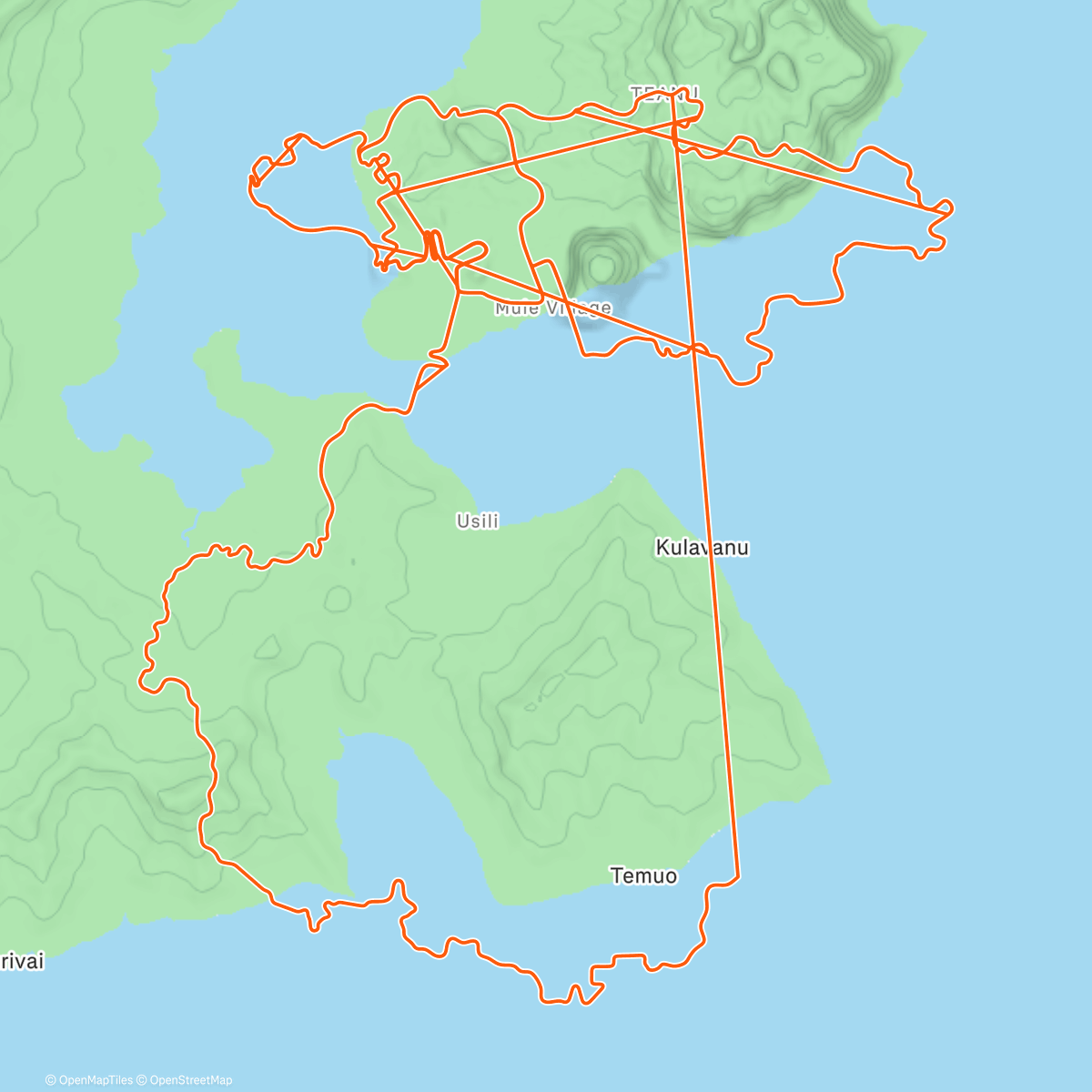 Карта физической активности (Zwift - The Big Ring in Watopia)