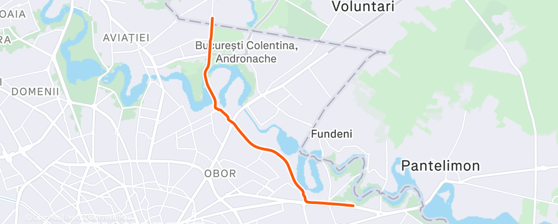Map of the activity, Morning Ride
