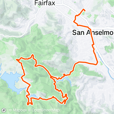 San Anselmo baby gravel loop #2 (GRAVEL) | 15.0 mi Cycling Route on Strava