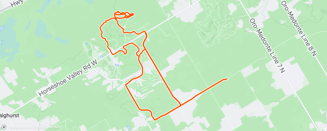 Map of the activity, Sticks everywhere