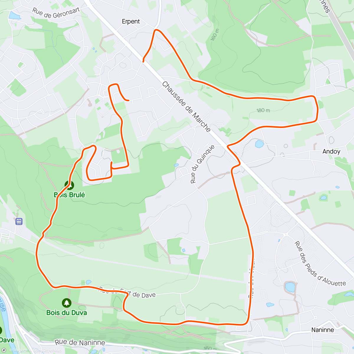 Карта физической активности (Jogging du 1er mai ☀️☀️)