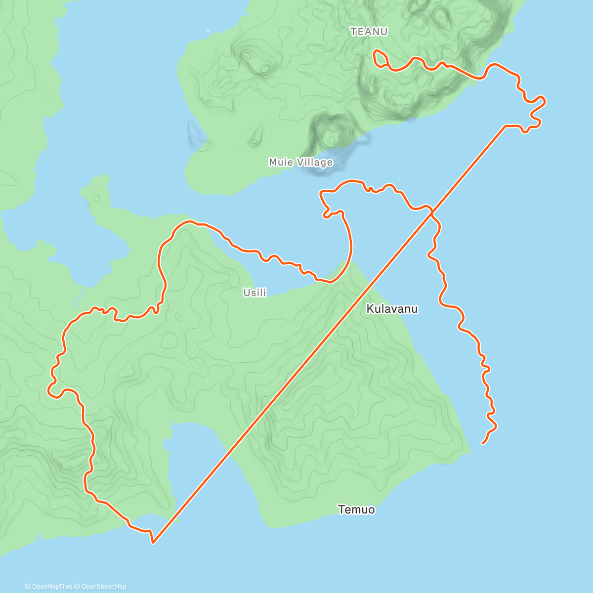 Map of the activity, Zwift - Sugar Cookie in Watopia