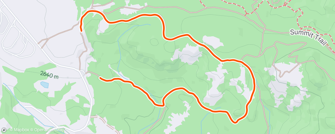 Map of the activity, Afternoon Walk