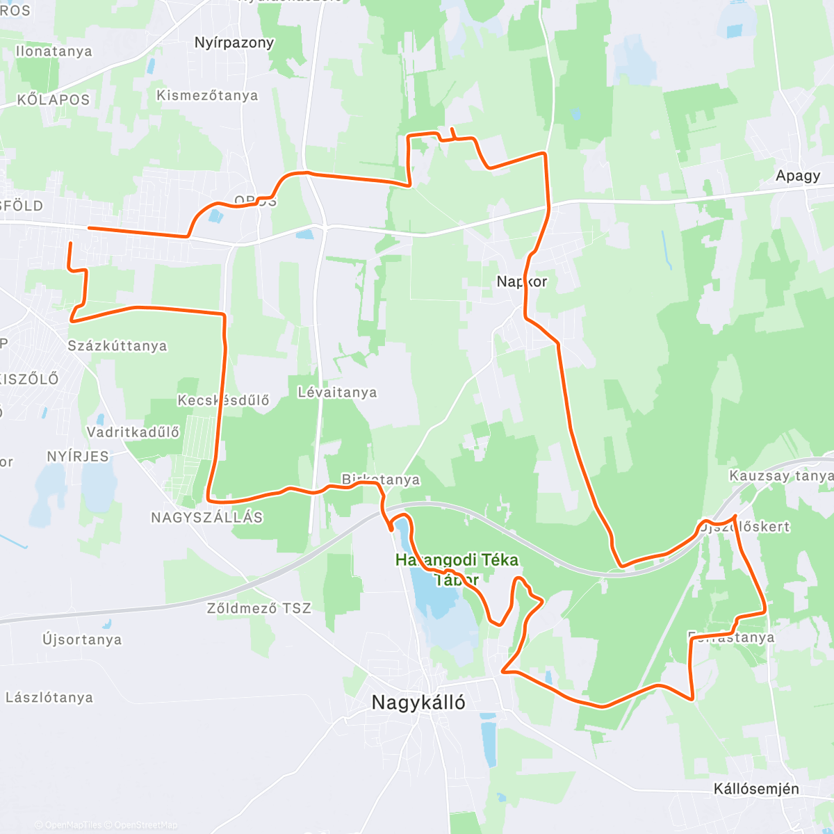 Map of the activity, Karácsonyi homokutak 🎄