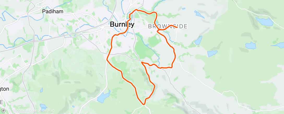 Map of the activity, Singing Ringing Tree Round