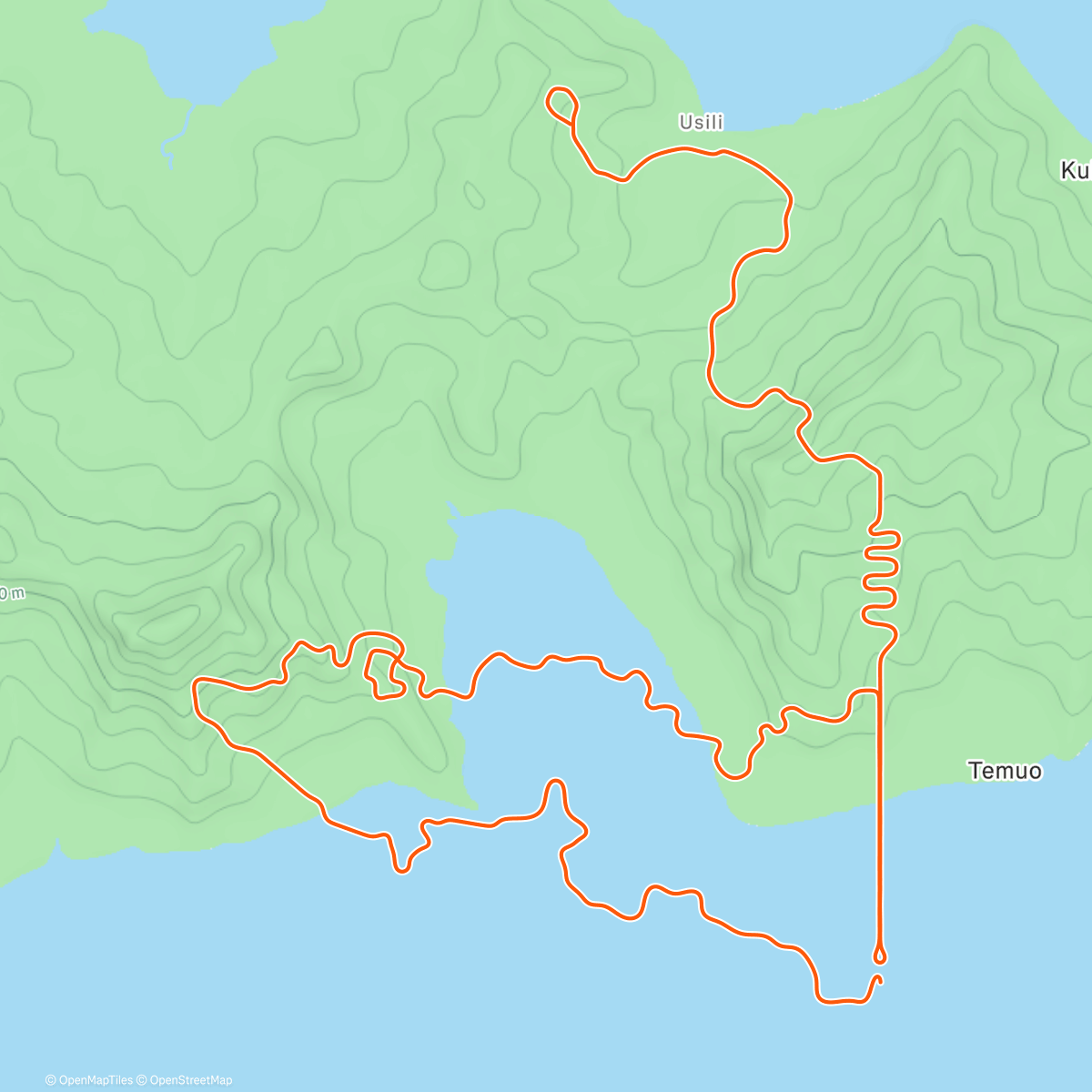 Map of the activity, Zwift - Race: Scyence Race (A) on Radio Rendezvous in Watopia