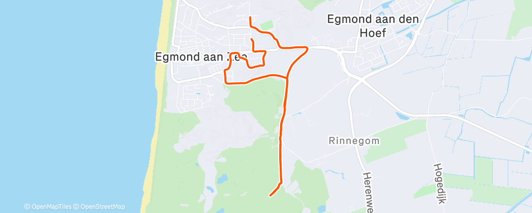 Mappa dell'attività Lauf am Nachmittag