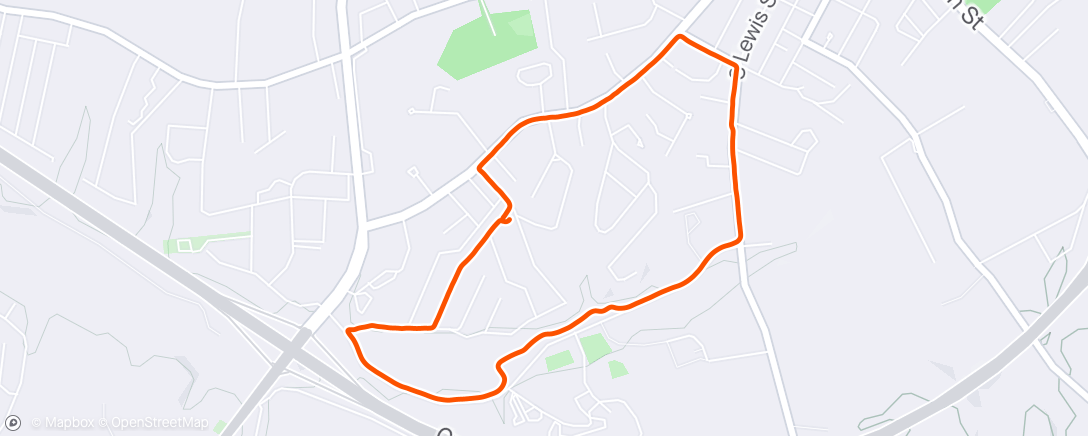 Map of the activity, Run/walk with Andy 👏🏃‍♂️😊