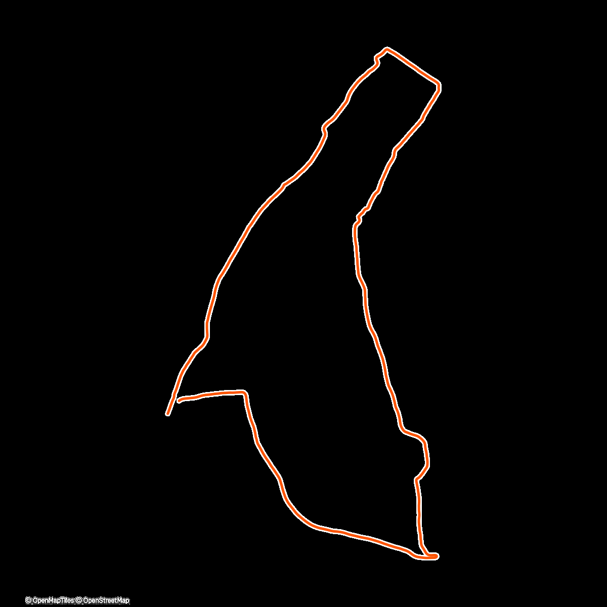 Map of the activity, Lauf am Morgen