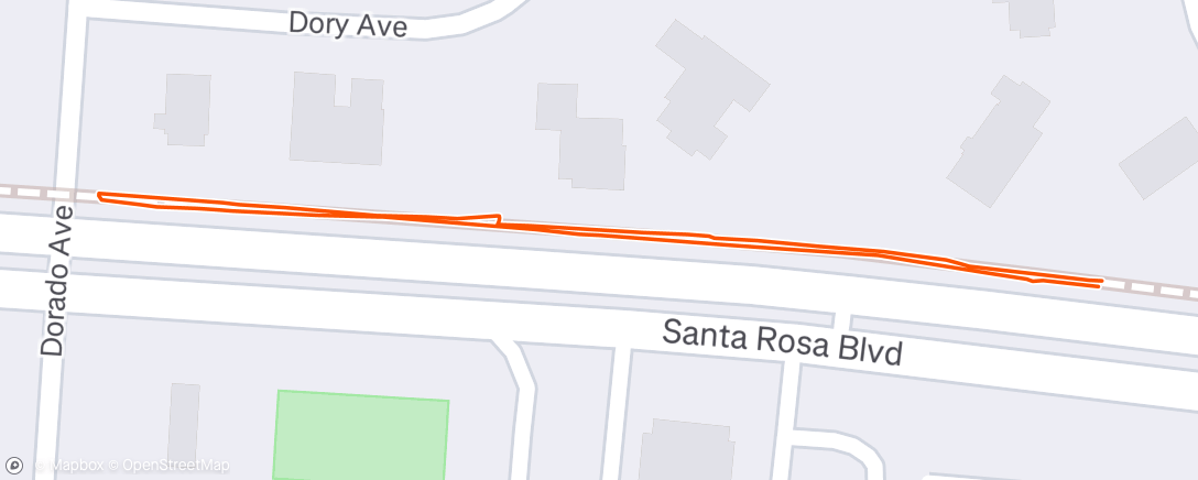 Map of the activity, I love the smell of chain lube in the morning