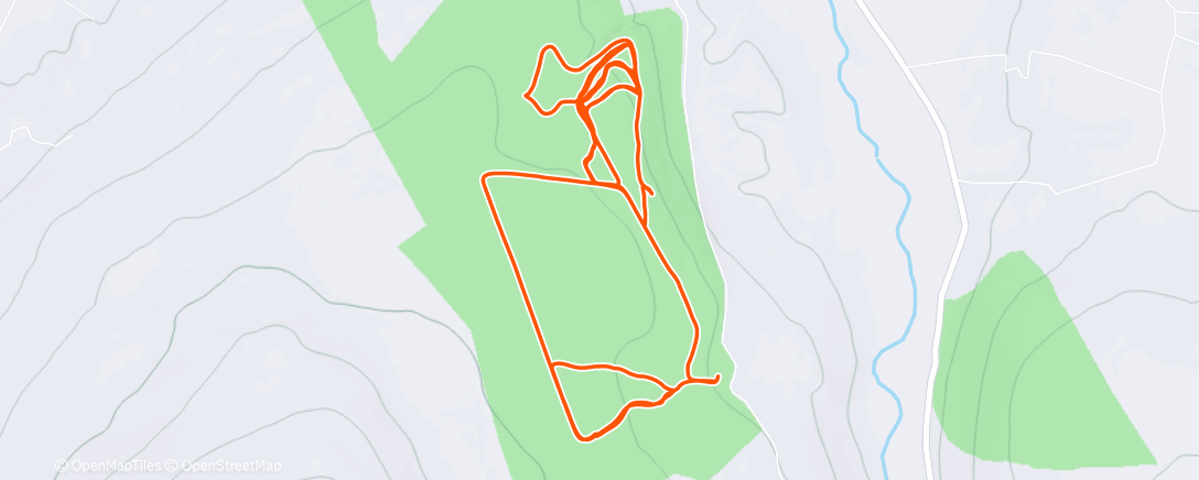 Map of the activity, Morning Ride