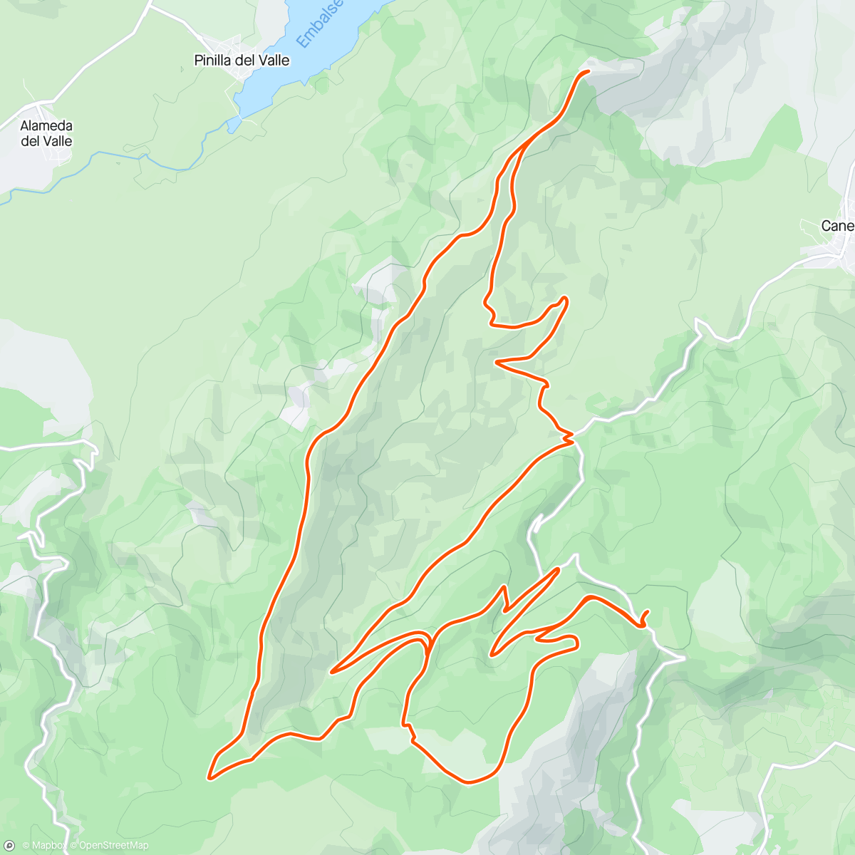 Karte der Aktivität „42-2024 Ruta desde área recreativa de Canencia”