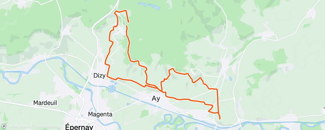 Map of the activity, Allez on se motive 🏃🏼‍♀️☀️