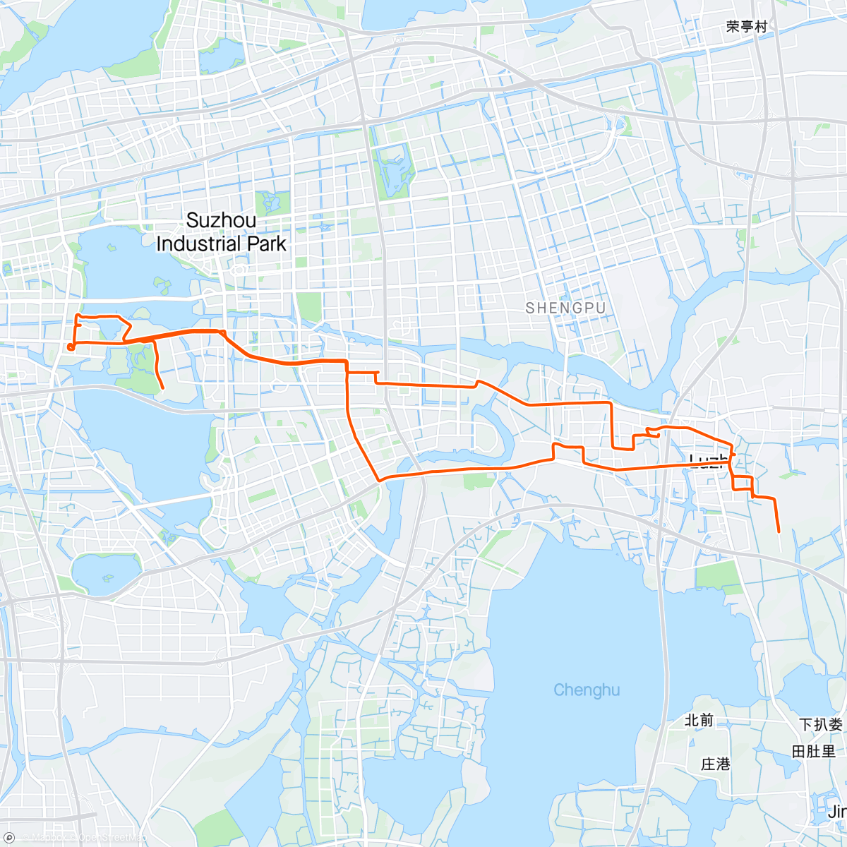 Map of the activity, It was only meant to be a short one.