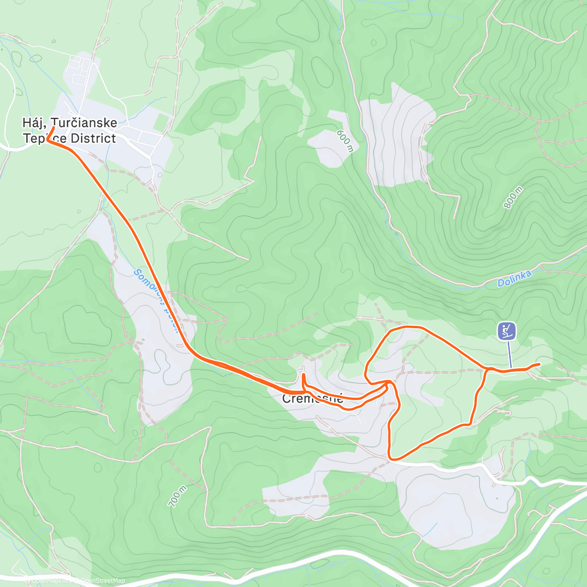 Map of the activity, Za rána ...na východ 🏃‍♂️🌤️🏃‍♂️