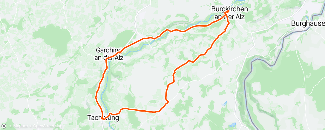 Mapa de la actividad (Mountainbike Runde)