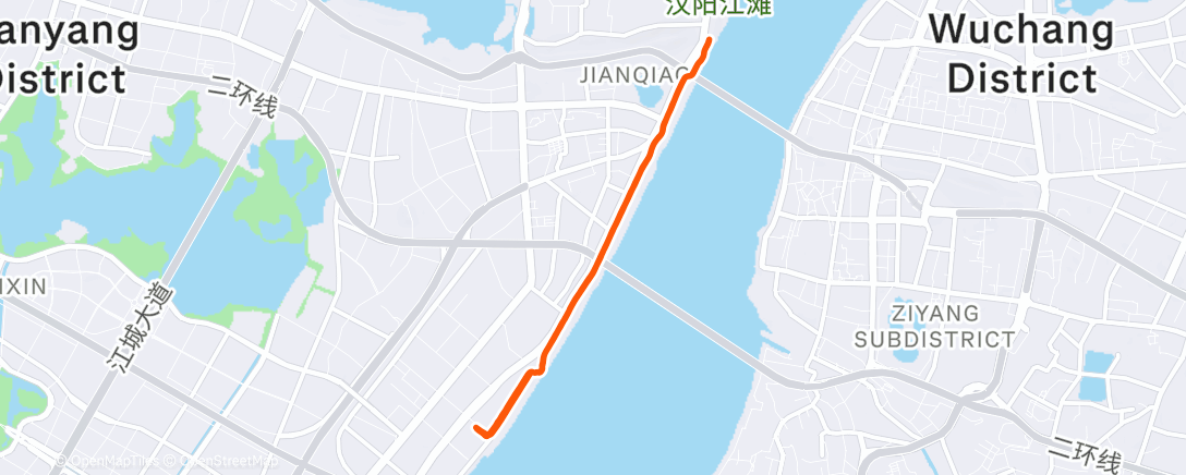 Mappa dell'attività Night Run