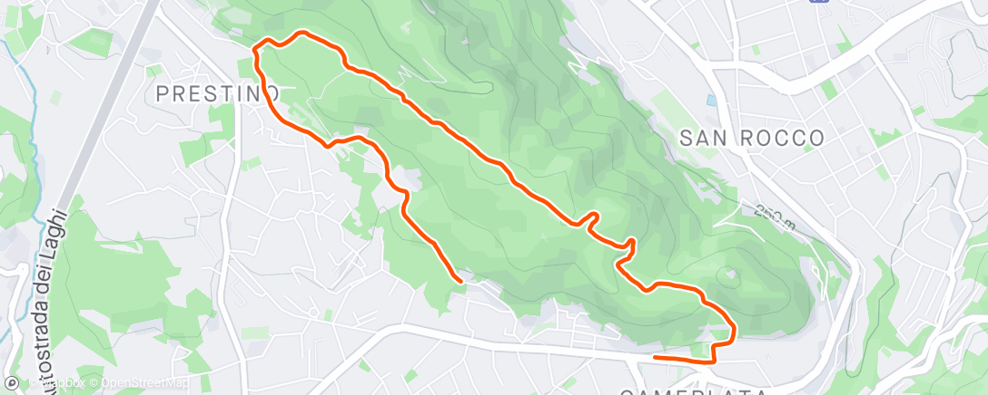 Map of the activity, I suck at trail