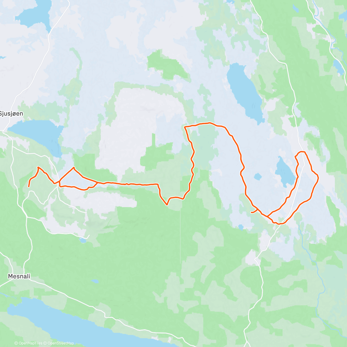Map of the activity, Lørdagsfrokost med Runar