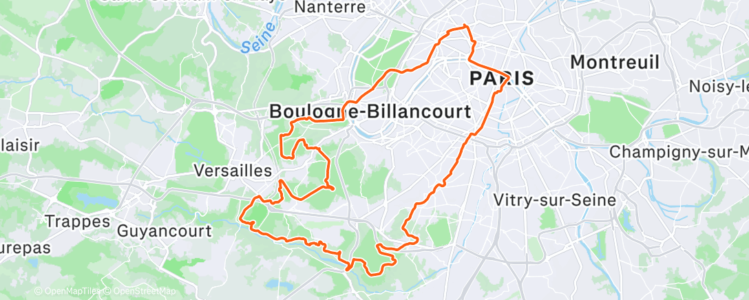 Map of the activity, ODOS du lundi