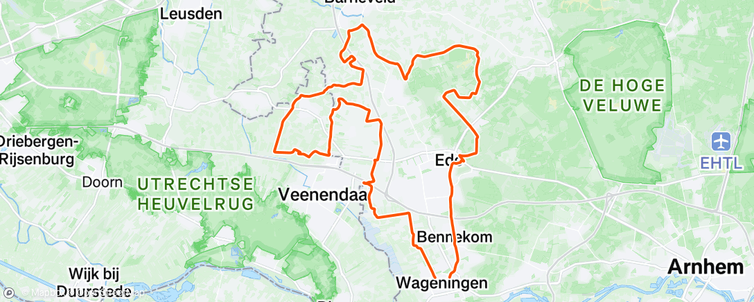 Map of the activity, Easy gravel with Nick #30weekspregnant
