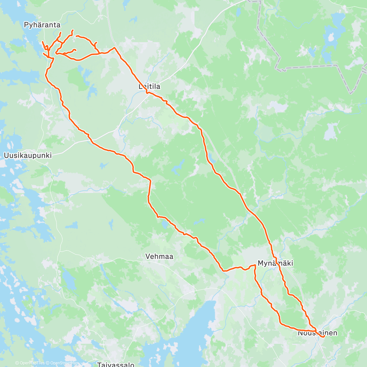 Карта физической активности (Ruutuja)