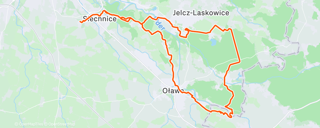 Карта физической активности (Lunch Ride)