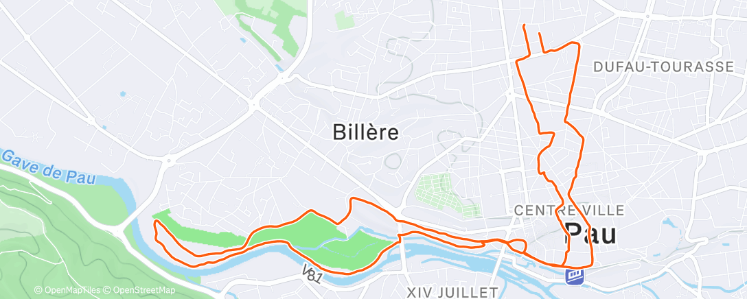 Карта физической активности (À la cool)