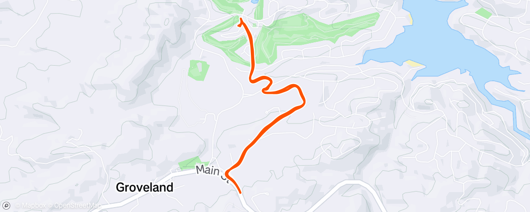 Map of the activity, Morning Run