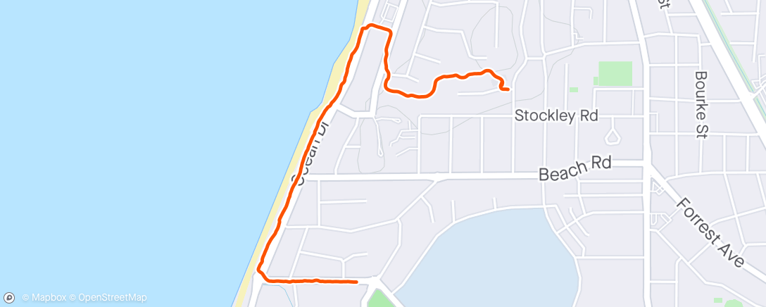 Map of the activity, Dog walk