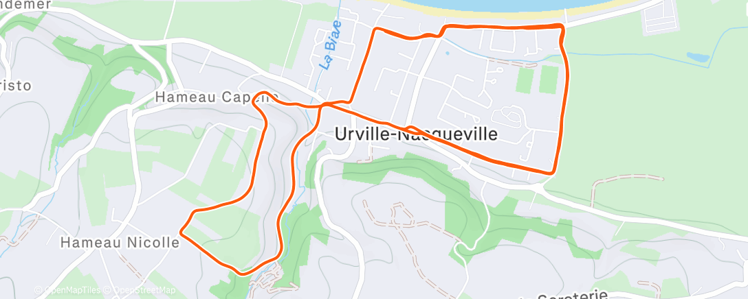 Map of the activity, 6x400 entre deux petits fours 🎅