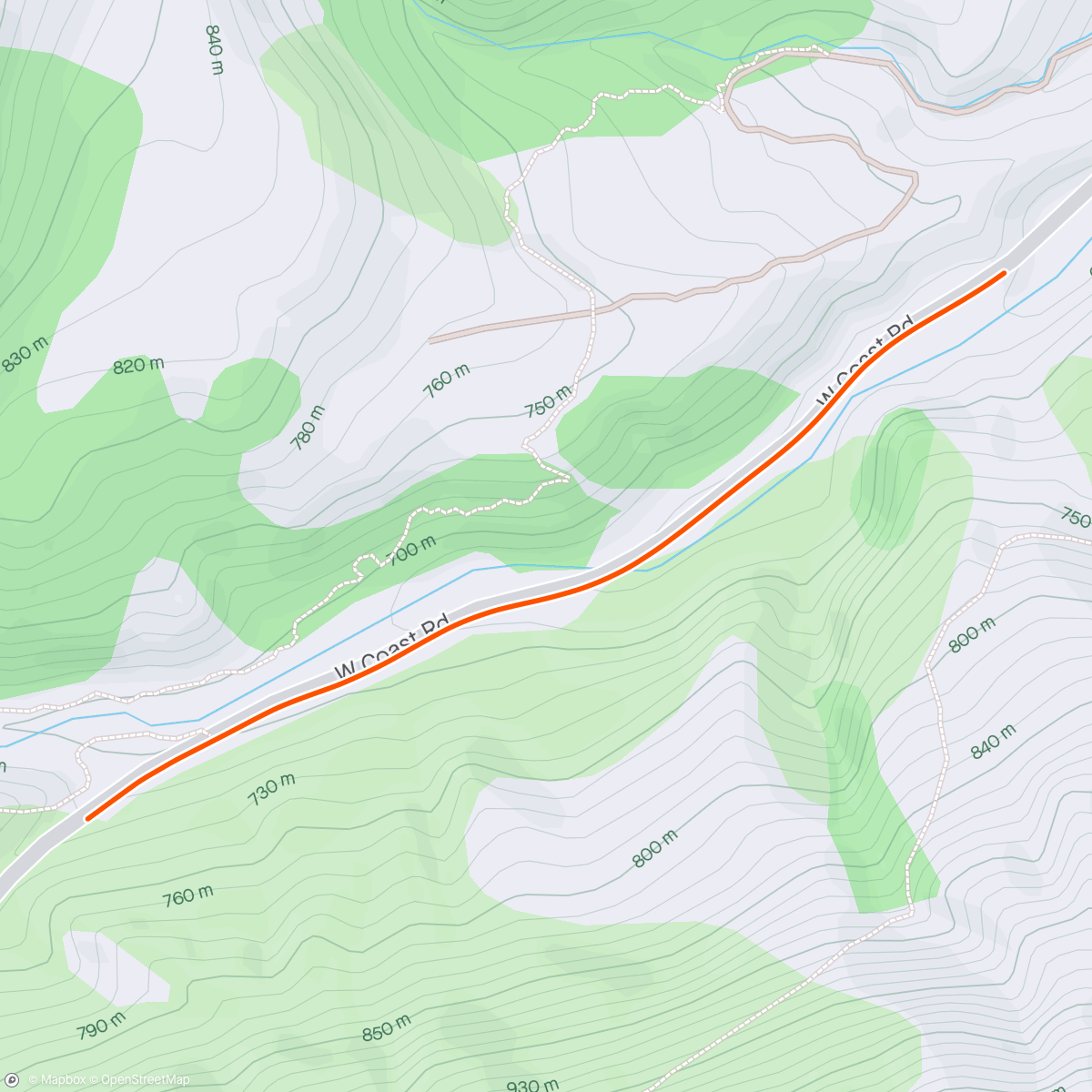 Map of the activity, ROUVY - Great Alpine Highway Pt 5 (Flock Hill - Springfield) ~ New Zealand
