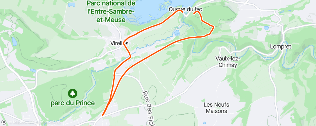 Map of the activity, Bonne boucle de découverte