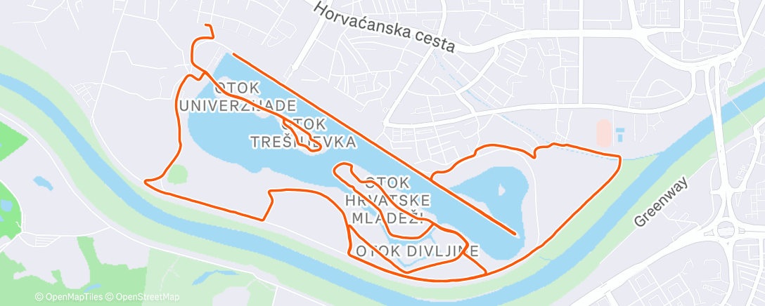 Карта физической активности (Morning Run)