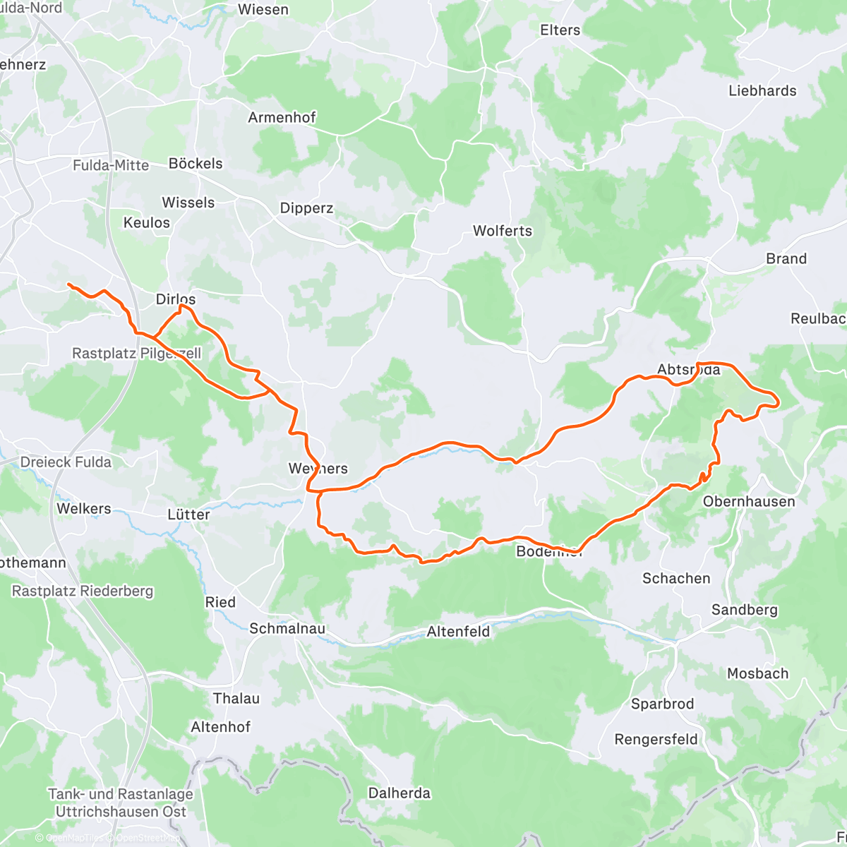 Карта физической активности (wasserkuppe - taunustaler xmas battle)