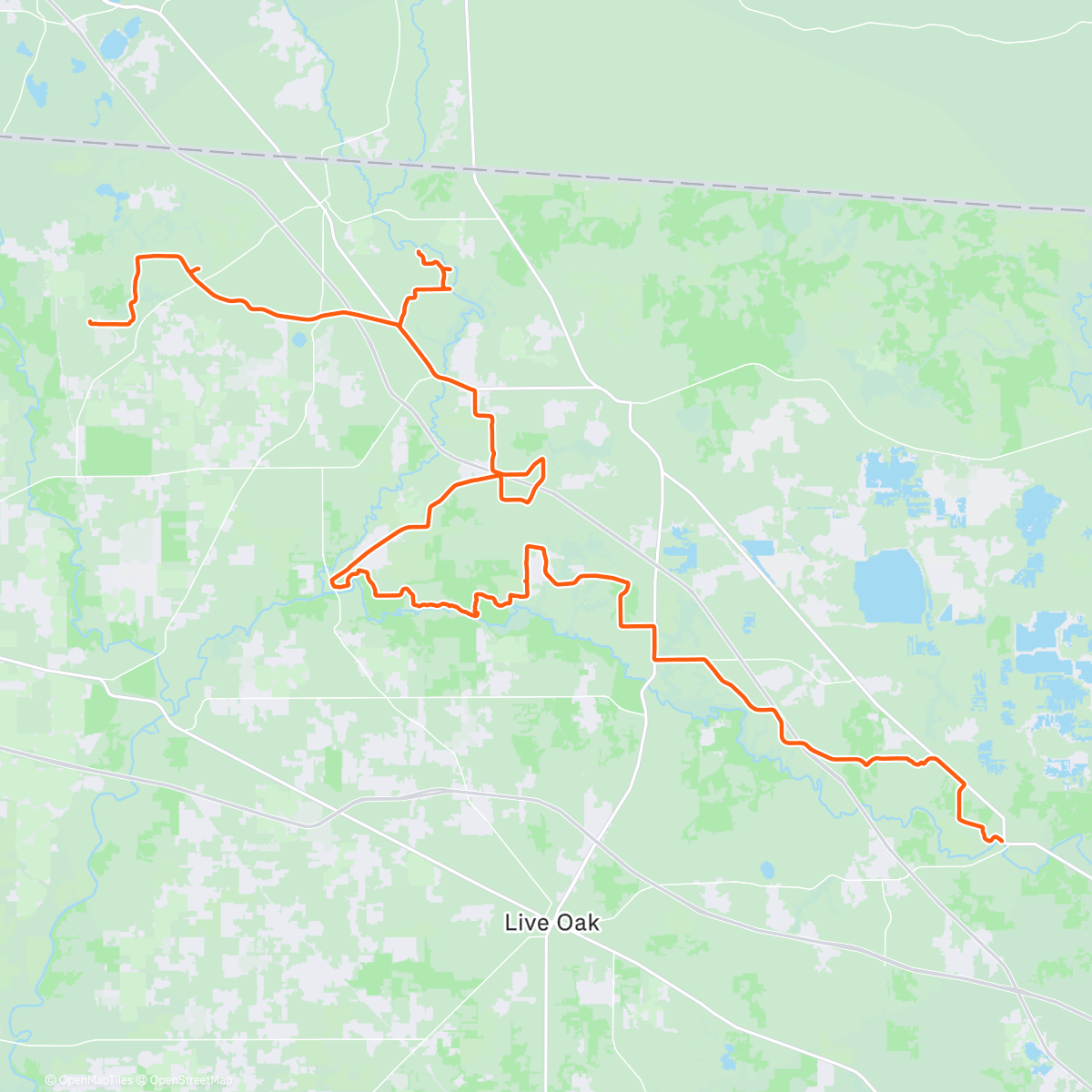 Карта физической активности (Bikepacking Day 2)