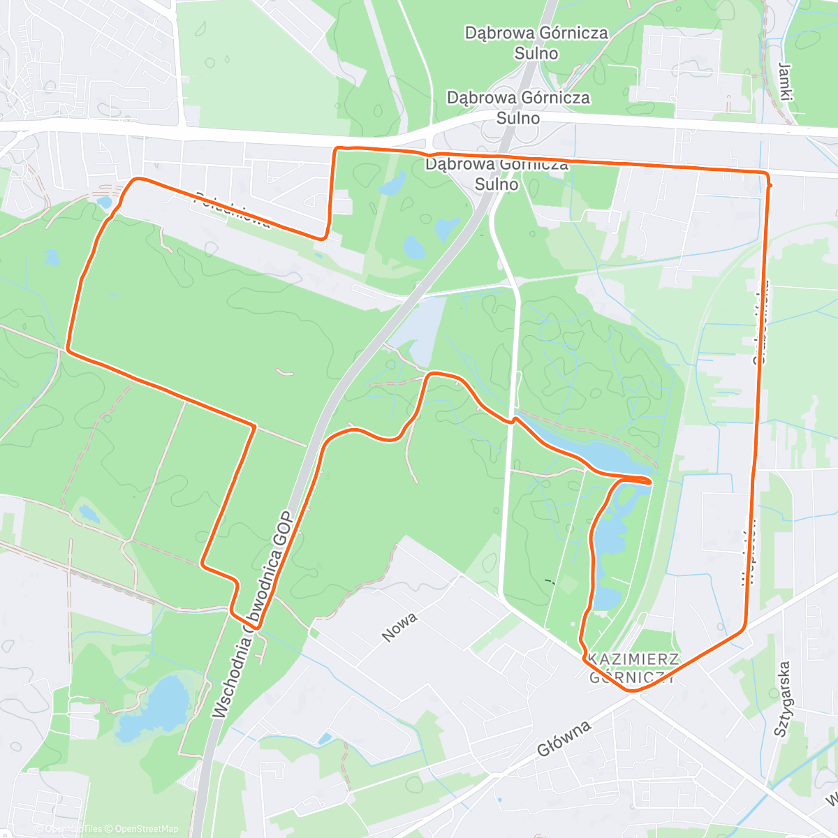 Map of the activity, -3 ride