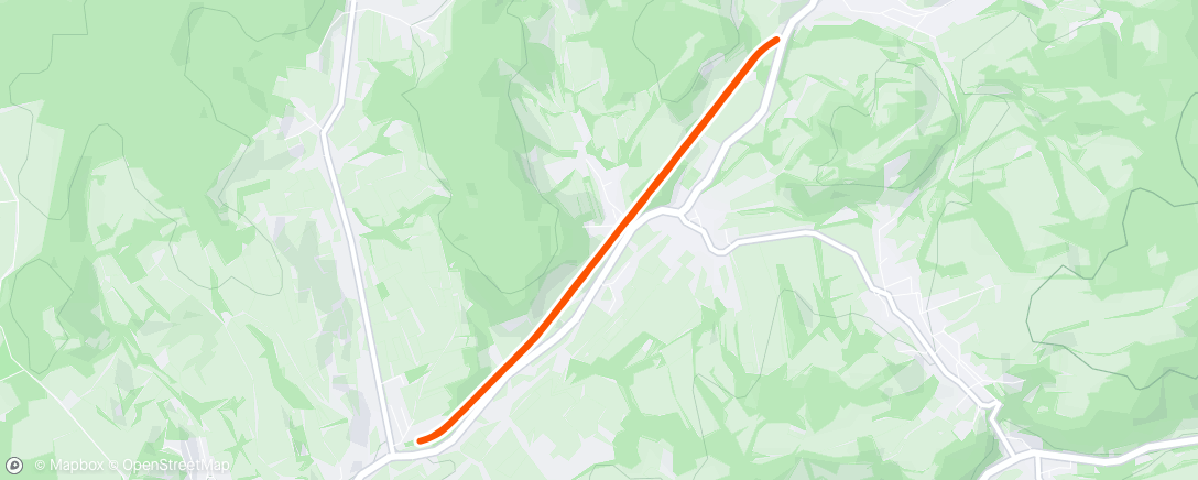 Map of the activity, Morning Trail Run