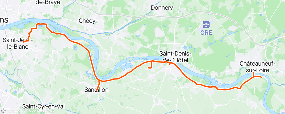 Mapa de la actividad, Road tripp vélo avec ma chérie jour 3