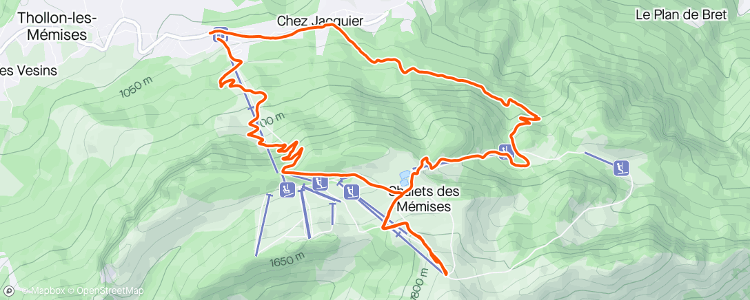 Map of the activity, ⛰️ Rando / Trail