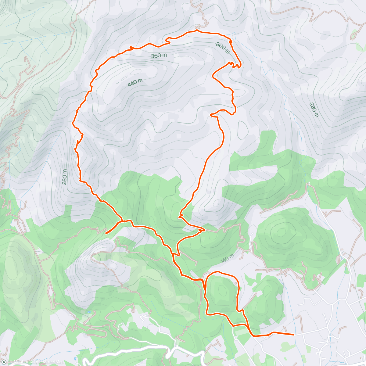 Map of the activity, Never, I repeat NEVER, use Strava recommended routes