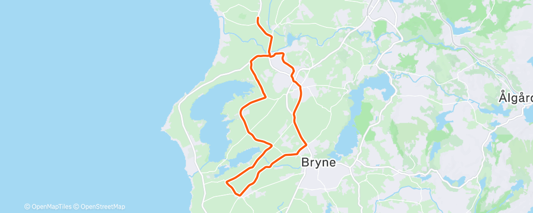 Карта физической активности (Afternoon Ride)