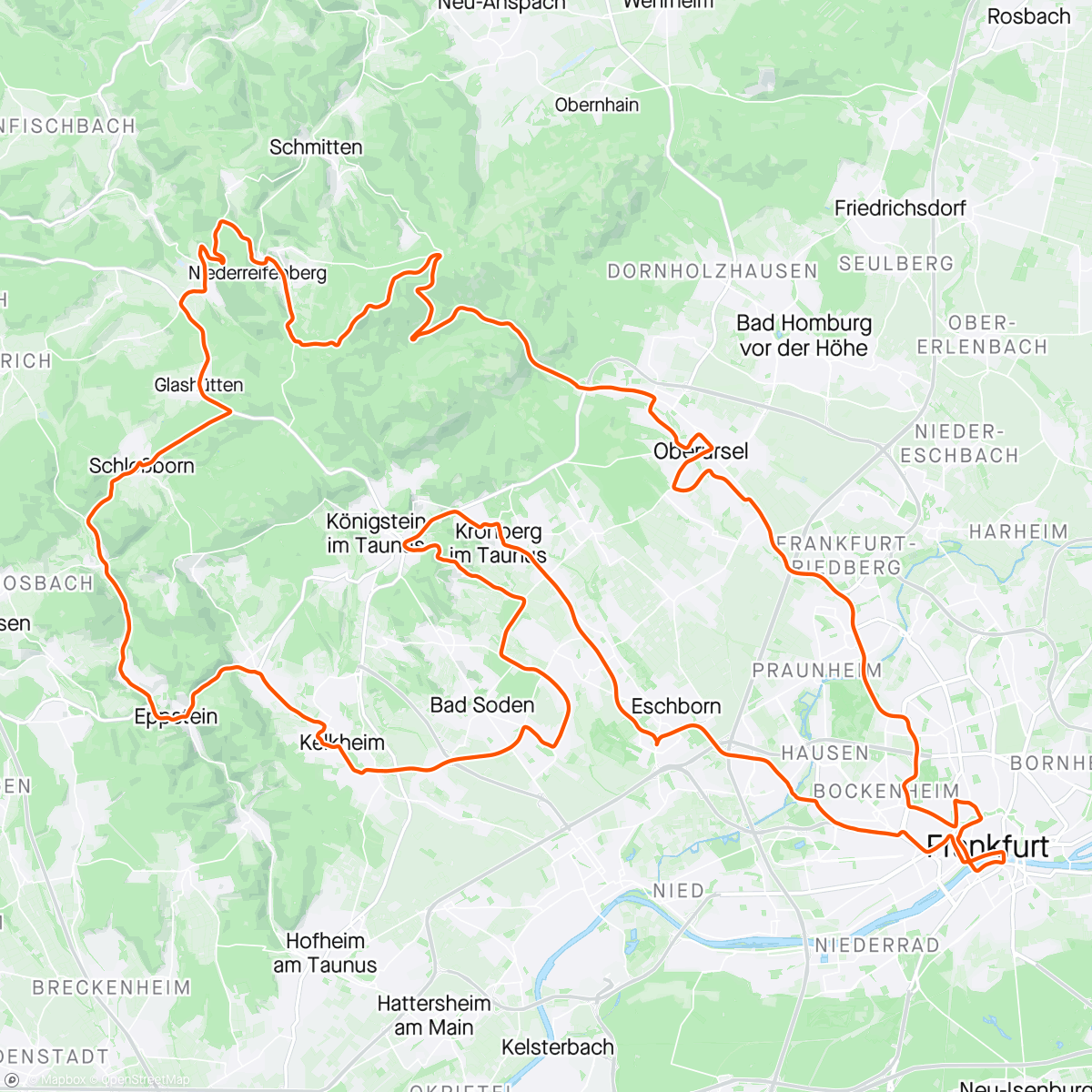 Mapa de la actividad, Eschborn-frankfurt 24