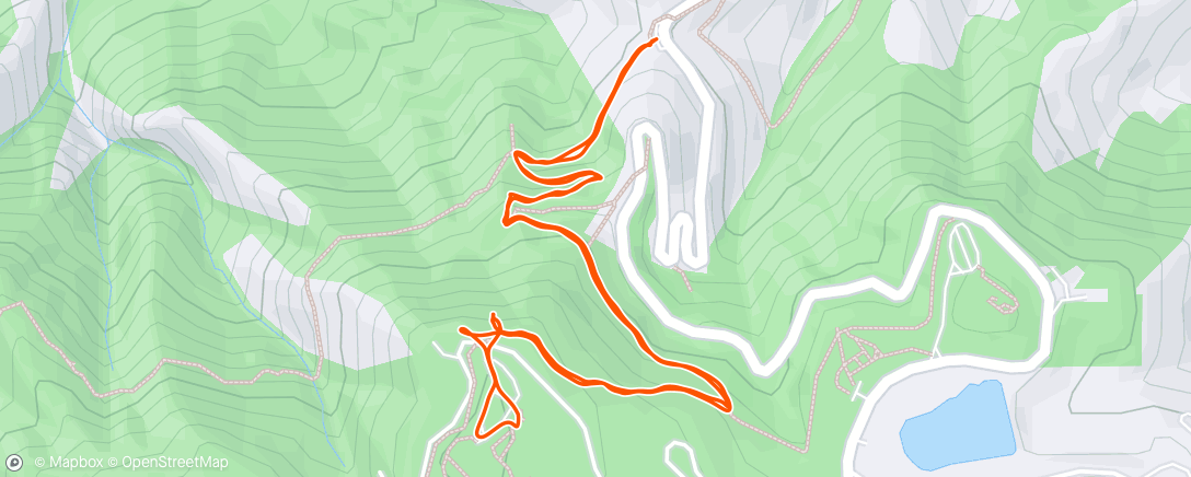 Map of the activity, Lookout Mtn