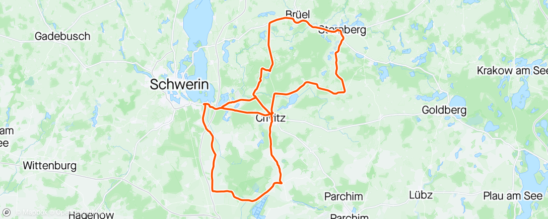 Map of the activity, Anradeln 2024, leider anders als gedacht 🚑