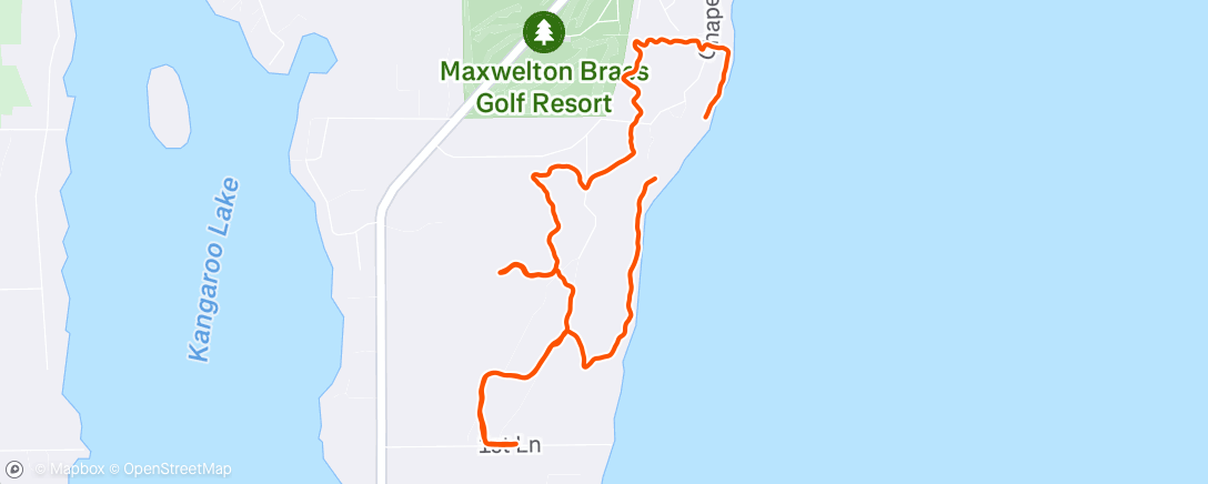 Map of the activity, I eat trails like these for breakfast