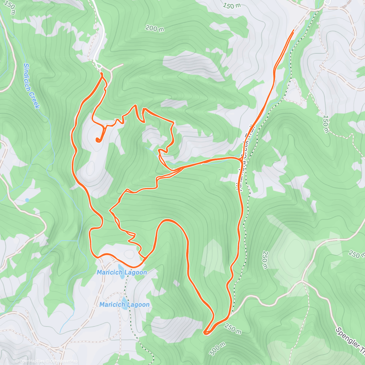Map of the activity, BRUHines