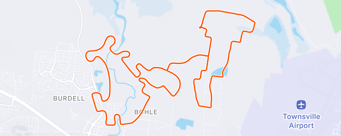 Map of the activity, MyWhoosh - Cities Loop